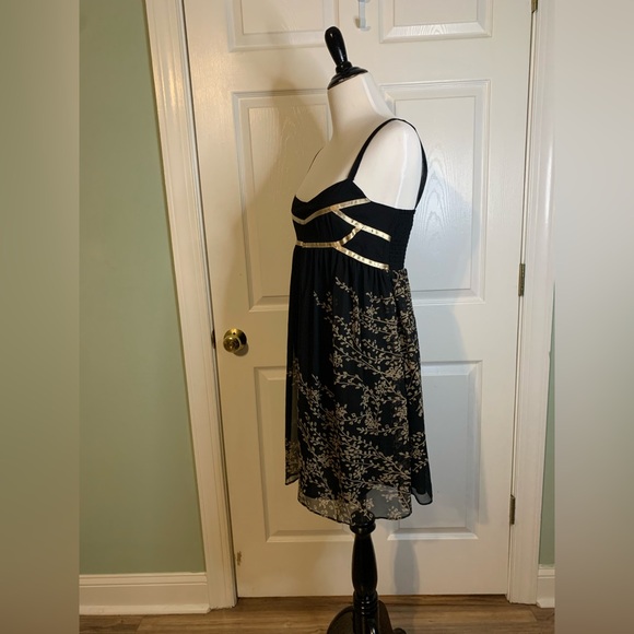 Anthropologie Burlapp dress black and gold sz S NWT/imp (read description) - Picture 3 of 7